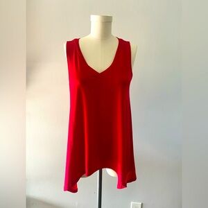 NWOT Red V Top